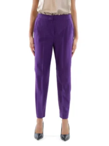 IBLUES Pantaloni in tessuto stretch dalla linea semiaderente – PIANTA