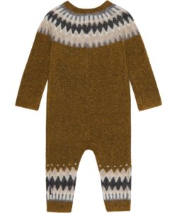 MOLO Tutina per bebè in maglia marrone – FREJ