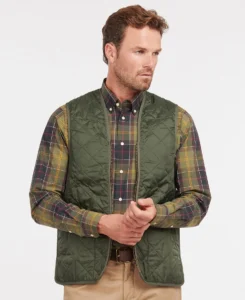 BARBOUR Gilet Quilted Waistcoat zip in liner