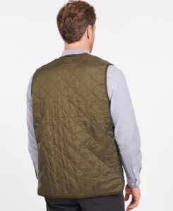 BARBOUR Gilet trapuntato/fodera con zip Polarquilt