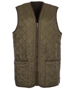 BARBOUR Gilet trapuntato/fodera con zip Polarquilt