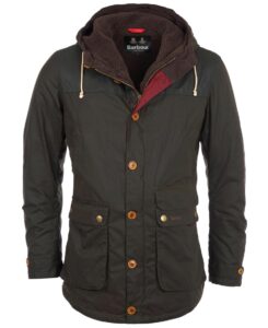 BARBOUR Parka in cotone cerato Game